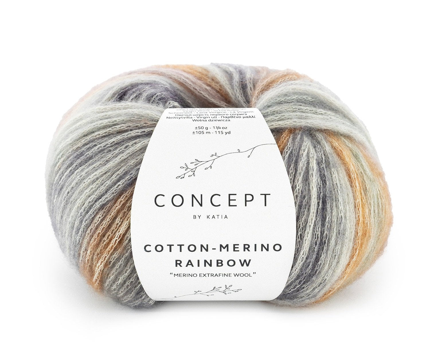 Cotton-Merino Rainbow - 50 gr