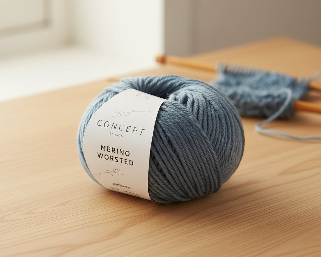 Merino Worsted - 50 gr