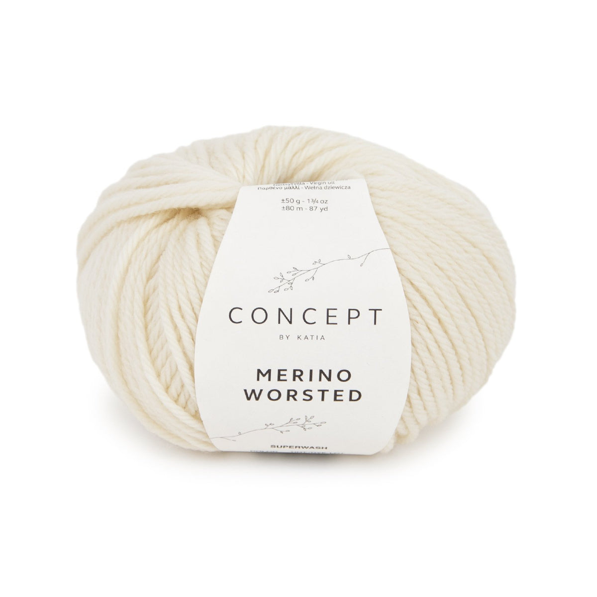 Merino Worsted - 50 gr
